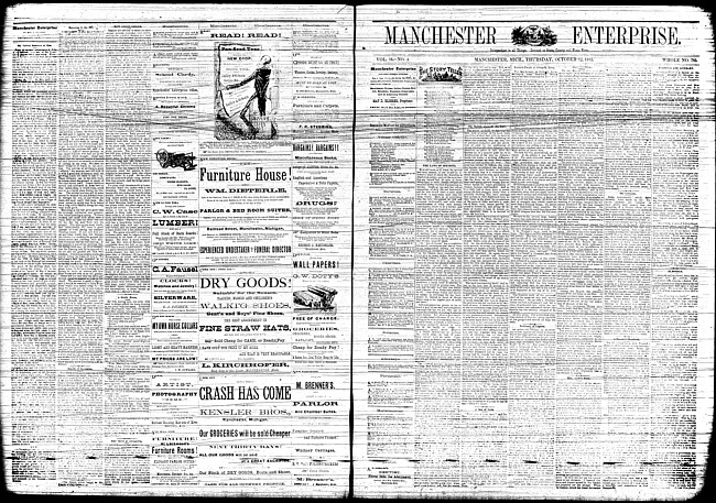 Manchester enterprise. Vol. 16 no. 4 (1882 October 12)