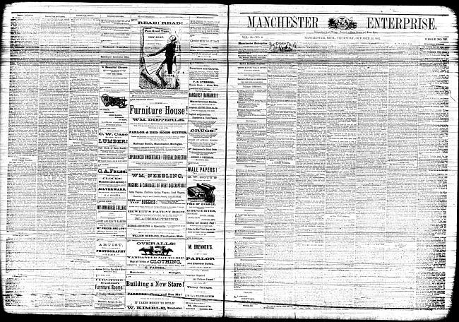 Manchester enterprise. Vol. 16 no. 6 (1882 October 26)