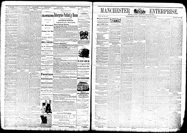 Manchester enterprise. Vol. 16 no. 49 (1883 August 23)