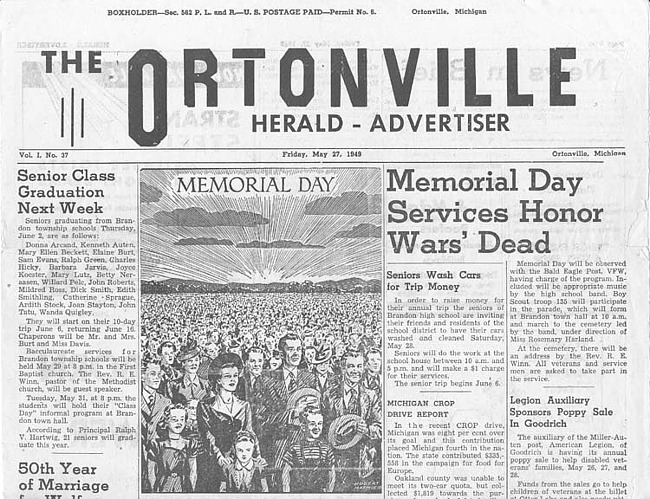 The Ortonville Herald Advertiser May 27, 1949