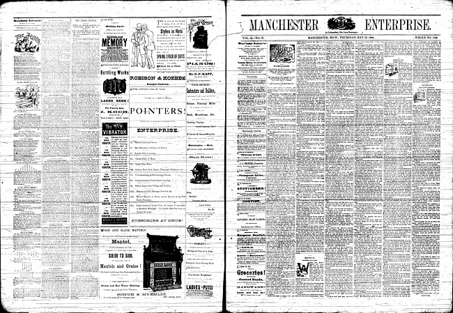 Manchester enterprise. Vol. 22 no. 37 (1889 May 23)
