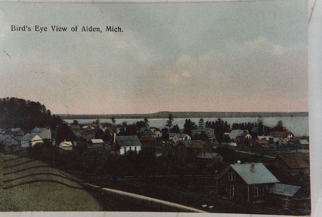 Bird's Eye View of Alden, Mich.