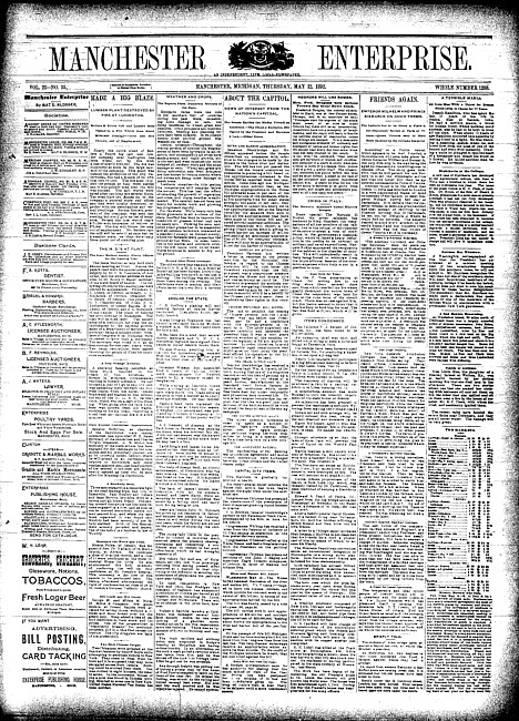 Manchester enterprise. Vol. 25 no. 35 (1892 May 12)