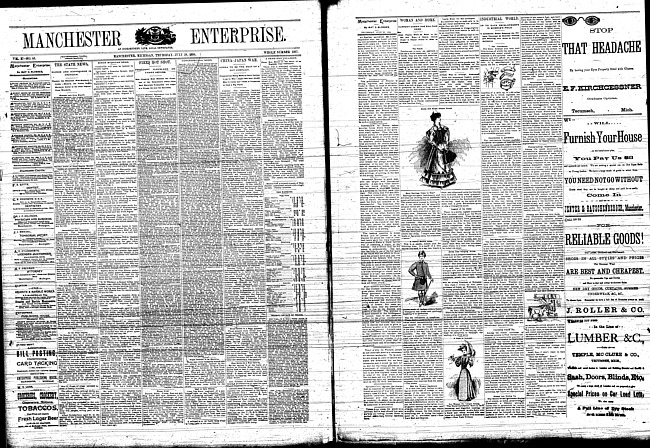 Manchester enterprise. Vol. 27 no. 46 (1894 July 26)