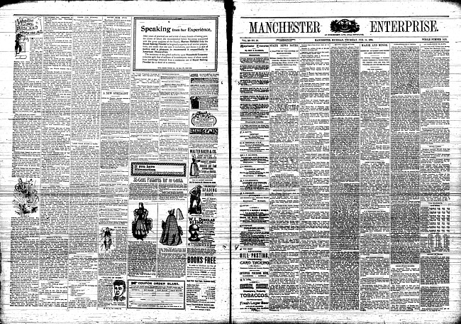 Manchester enterprise. Vol. 28 no. 23 (1895 February 14)