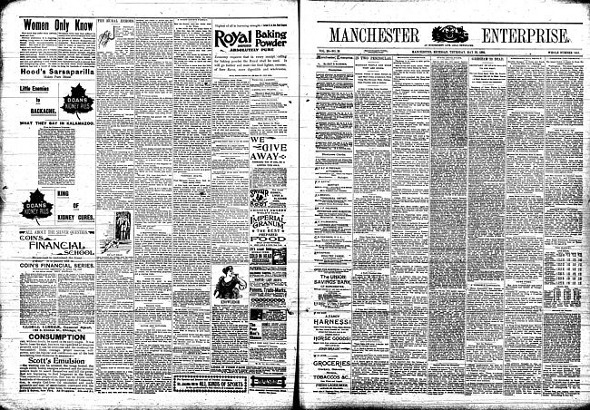 Manchester enterprise. Vol. 28 no. 38 (1895 May 30)