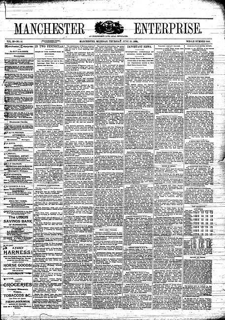 Manchester enterprise. Vol. 28 no. 41 (1895 June 20)