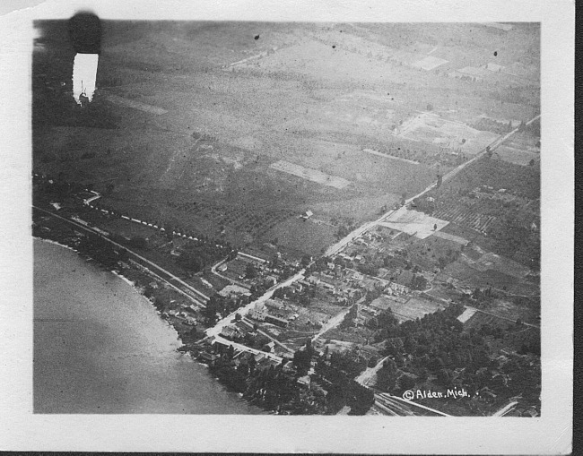 Aerial view Alden looking NE