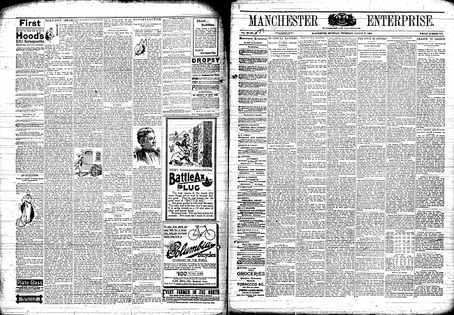 Manchester enterprise. Vol. 29 no. 51 (1896 August 27)