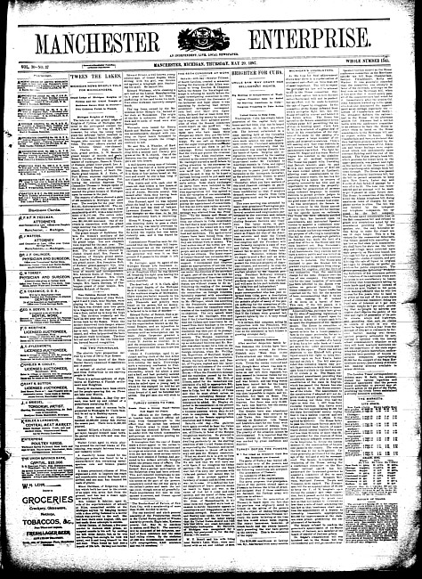 Manchester enterprise. Vol. 30 no. 37 (1897 May 20)