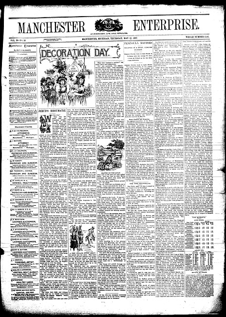 Manchester enterprise. Vol. 30 no. 38 (1897 May 27)