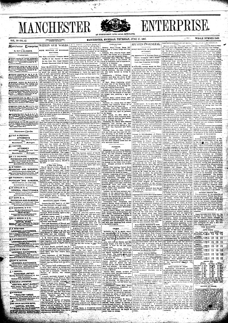 Manchester enterprise. Vol. 30 no. 41 (1897 June 17)