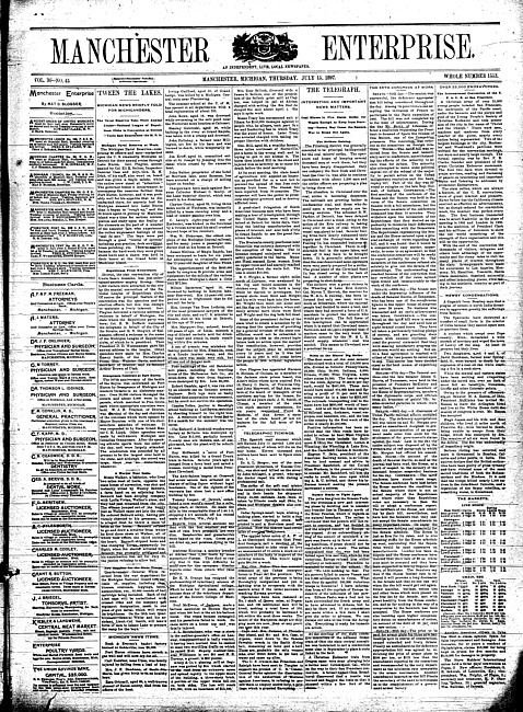 Manchester enterprise. Vol. 30 no. 45 (1897 July 15)