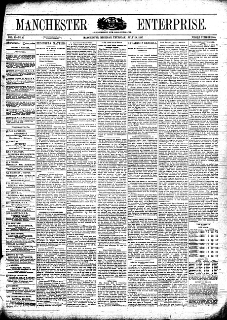 Manchester enterprise. Vol. 30 no. 47 (1897 July 29)