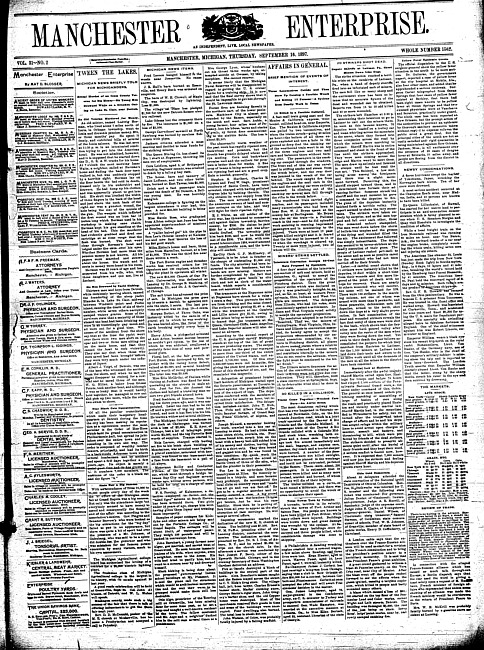 Manchester enterprise. Vol. 31 no. 2 (1897 September 16)