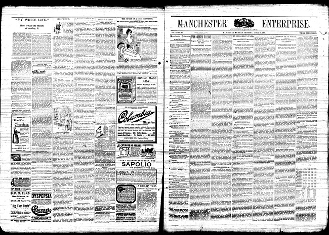 Manchester enterprise. Vol. 31 no. 33 (1898 April 21)