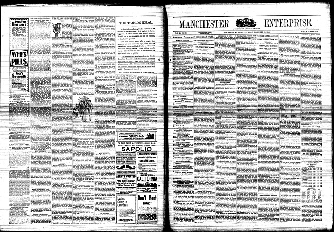 Manchester enterprise. Vol. 32 no. 17 (1898 December 29)