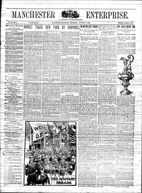 Manchester enterprise. Vol. 33 no. 5 (1899 October 5)