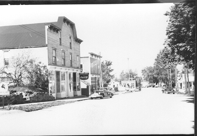 Higgins Store, Main Street looking west