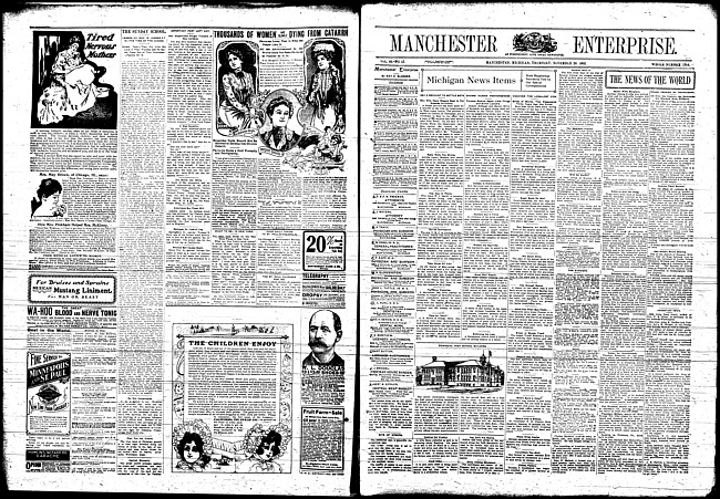 Manchester enterprise. Vol. 36 no. 12 (1902 November 20)