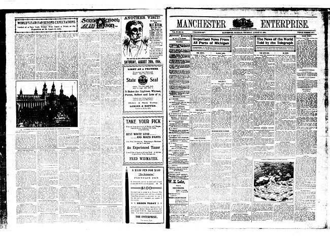 Manchester enterprise. Vol. 37 no. 51 (1904 August 18)