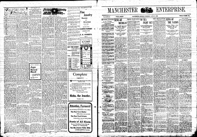 Manchester enterprise. Vol. 38 no. 34 (1905 April 20)