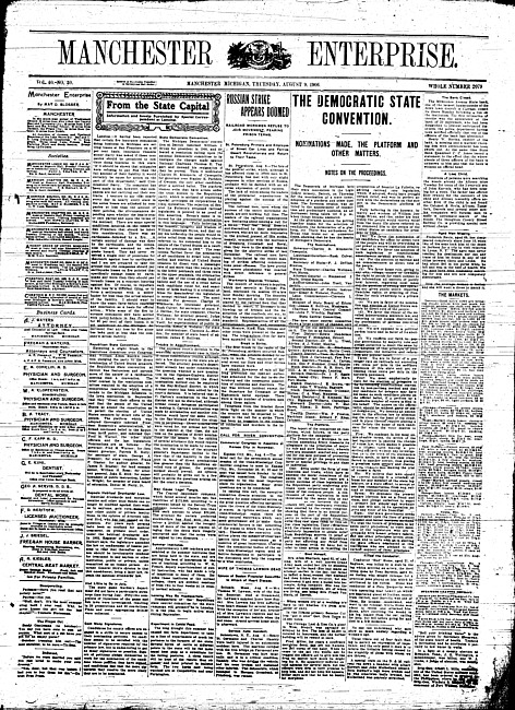 Manchester enterprise. Vol. 40 no. 50 (1906 August 9)