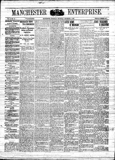 Manchester enterprise. Vol. 42 no. 15 (1907 December 5)