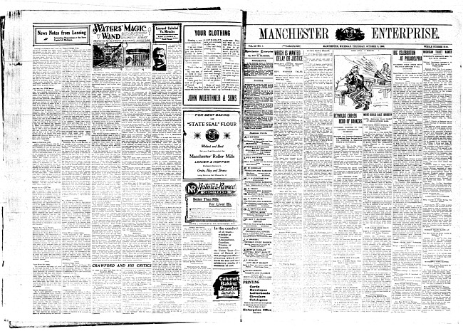 Manchester enterprise. Vol. 43 no. 7 (1908 October 8)