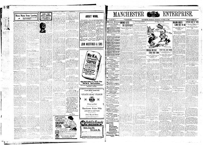 Manchester enterprise. Vol. 43 no. 8 (1908 October 15)