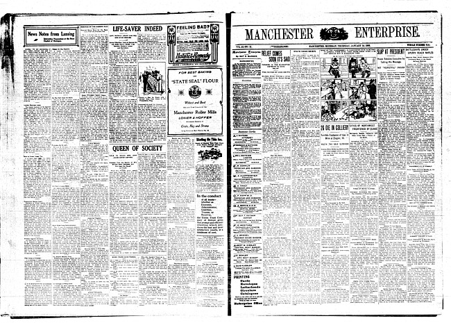 Manchester enterprise. Vol. 43 no. 21 (1909 January 14)