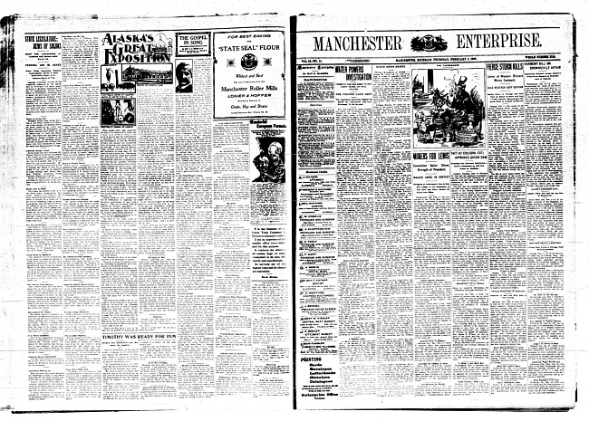 Manchester enterprise. Vol. 43 no. 24 (1909 February 4)