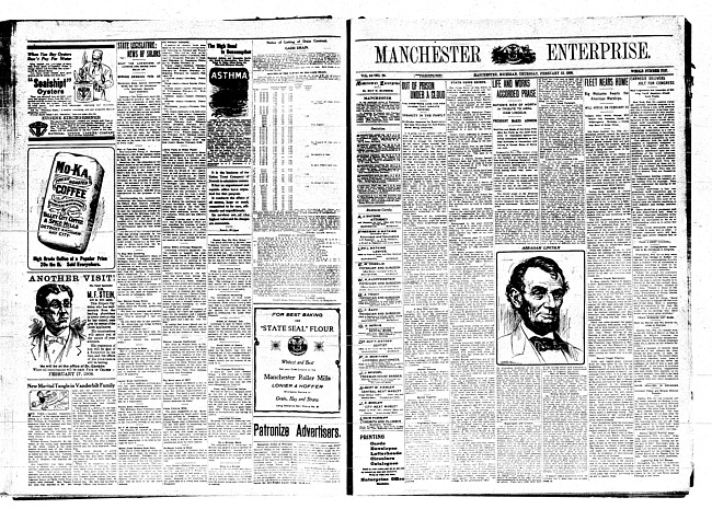 Manchester enterprise. Vol. 43 no. 26 (1909 February 18)