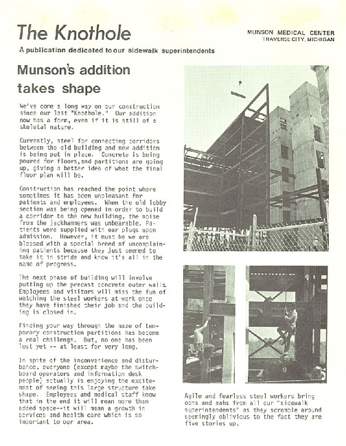 Munson's Addition Takes Shape