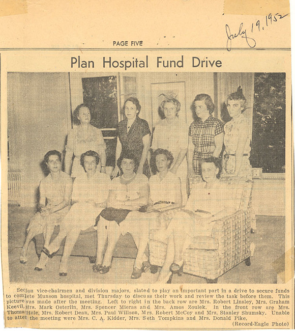 Plan Hospital Fund Drive