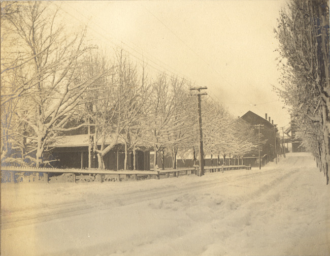 Negaunee road in winter