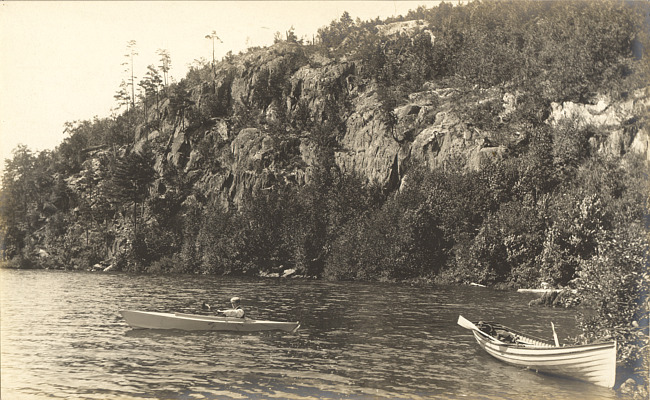 Boats on Teal Lake