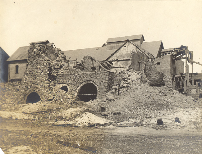 Ruined stone building