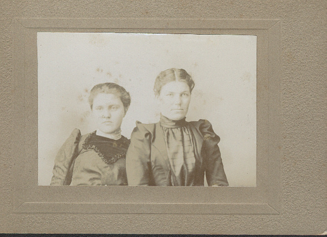 Maude Young Clyde and Mamie Young Coy