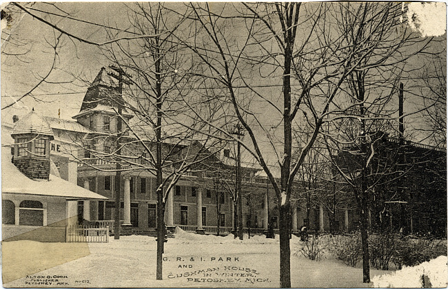 Cushman House in Winter, Petoskey, Michigan