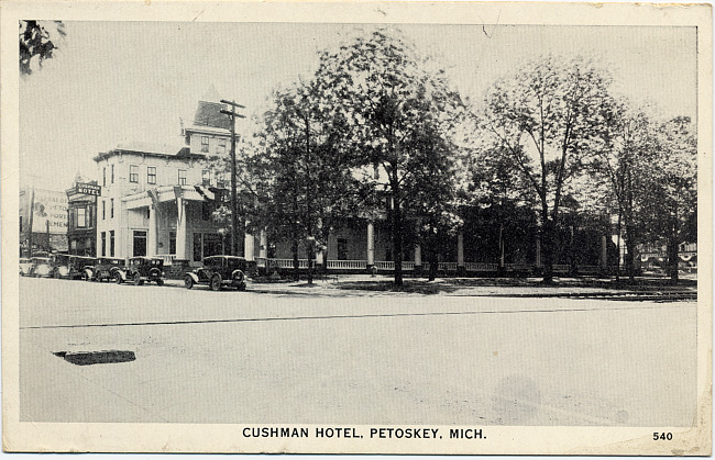 Cushman Hotel (House), Petoskey, Michigan