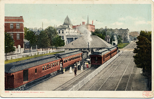 Suburban Station, G.R. & I. Railway, Petoskey, Michigan