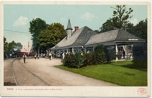 G.R. & I. Railway Station, Bay View, Michigan