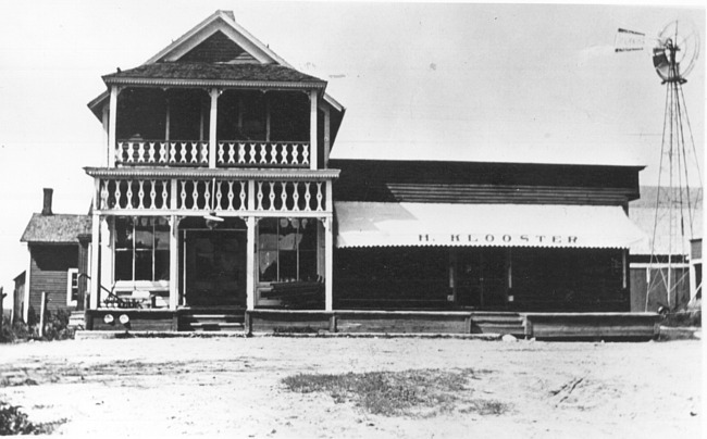Henry Klooster building in Atwood