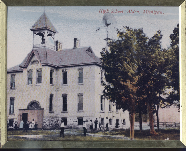 High School, Alden, Michigan