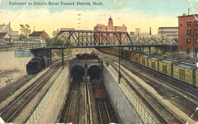 Entrance to Detroit River Tunnel