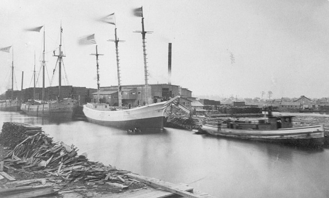 Schooners at port in Grand Haven