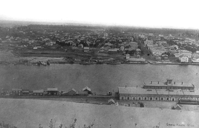 Bird's-eye view of Grand Haven