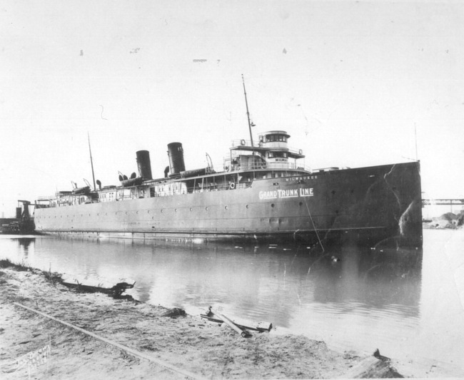 Car ferry of the Grand Trunk Line