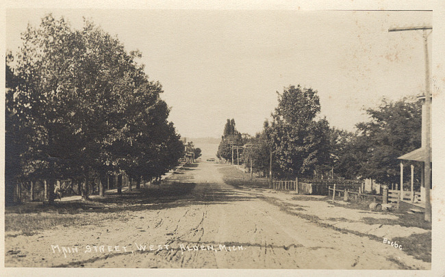 Helena Street West, Alden, Michigan